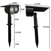 1.5W Outdoor Solar LED Garden Spike Light 4000K - Solar LED light