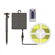 1.2W Solar LED Strip Light 5m RGB 3000K 4000K - Landscape Pathway Lighting - Solar Lighting