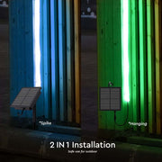 1.2W Solar LED Strip Light 5m RGB 3000K 4000K - Landscape Pathway Lighting - Solar Lighting