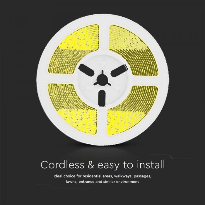 1.2W Solar LED Strip Light 5m RGB 3000K 4000K - Landscape Pathway Lighting - Solar Lighting