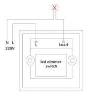 1000W TRIAC LED Dimmer Switch 220V - Light Switches - Accessories