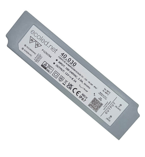 100W Ecoled Professional Power Supply 12V IP67 - STANDARD 20-30 Working Days - LED Accessories