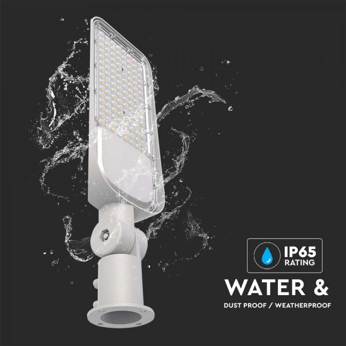 50W LED Streetlight with Motion Sensor SAMSUNG Chip 6500K - LED Streetlight