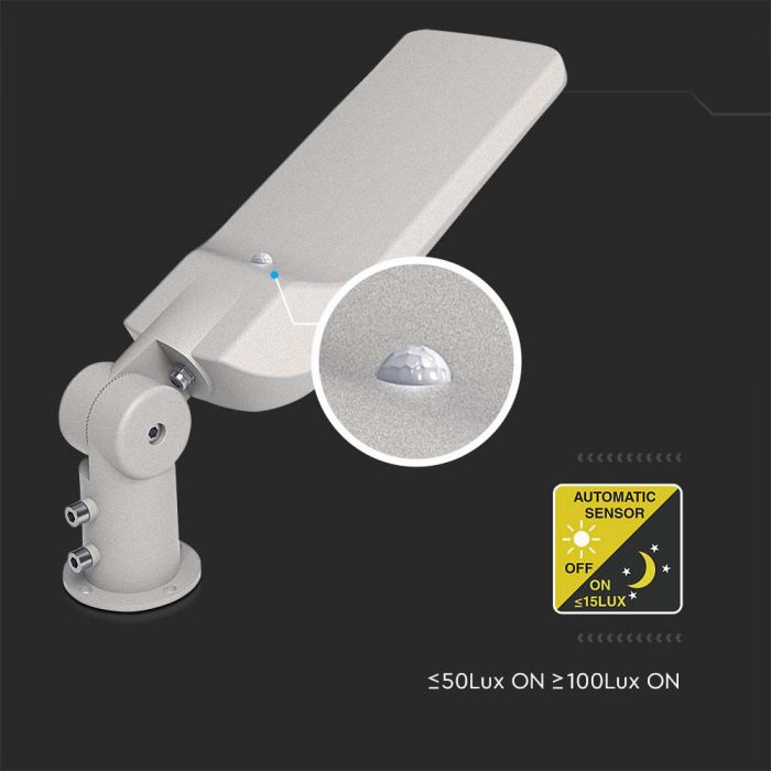 100W LED Streetlight with Motion Sensor SAMSUNG Chip 4000K - LED Streetlight