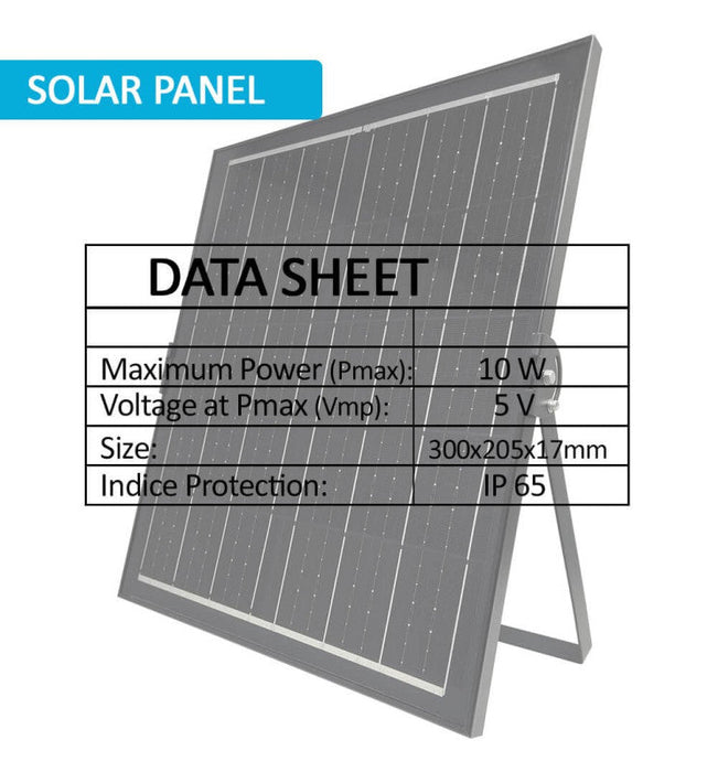 100W ORION Solar LED Outdoor Floodlight - 5000K - Solar LED light