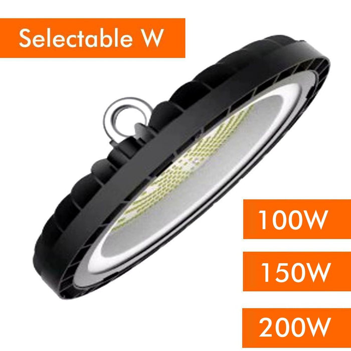 100W/150W/200W selectable FRANCE LED High Bay UFO with OSRAM Chip 4000k - LED High bey - Ledex Lighting UK