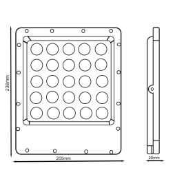 100W Avant Pro LED Outdoor Floodlight - 5700K