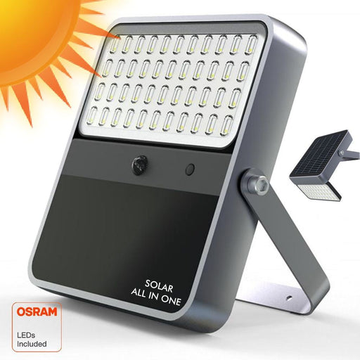100W All-in-one Solar LED Floodlight with OSRAM Chip 5700K - Flood & Spot Lights - Solar Lighting