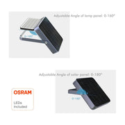 100W All-in-one Solar LED Floodlight with OSRAM Chip 5700K - Flood & Spot Lights - Solar Lighting