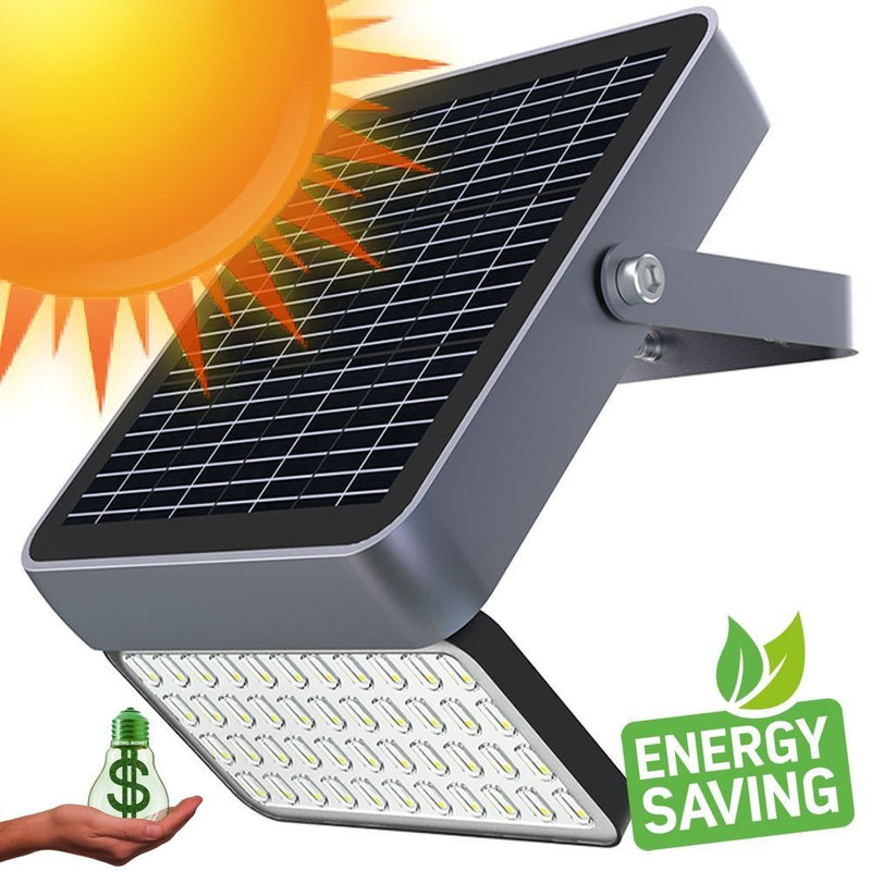 100W All-in-one Solar LED Floodlight with OSRAM Chip 5700K - Flood & Spot Lights - Solar Lighting