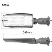 100W FRIGG LED Streetlight with PHILIPS Chip 5000K - LED Streetlight
