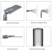 100W HALLEY Street Lights with BRIDGELUX Chip - Night Lights & Ambient Lighting - Street Lights