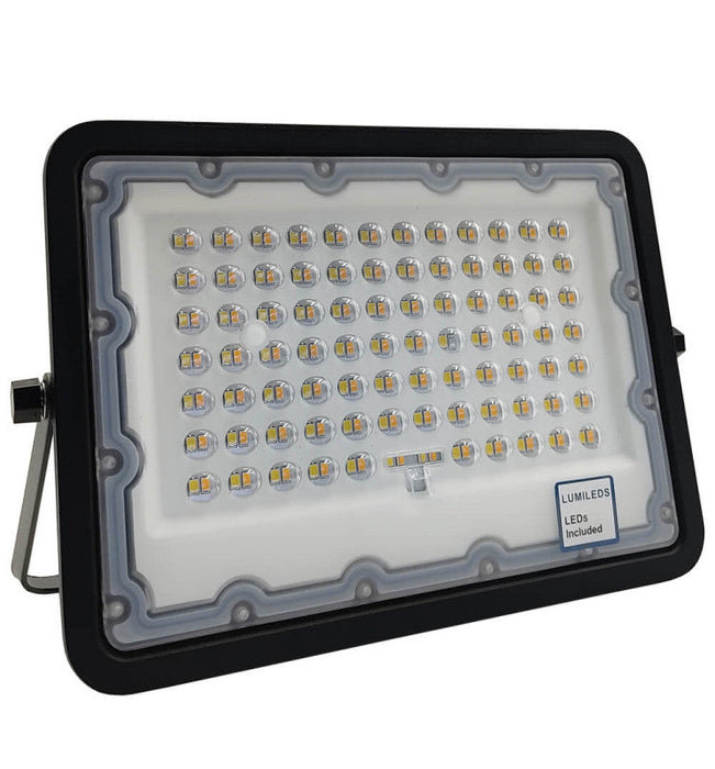 100W LED Floodlight NEW AVANT BLACK with CCT Selectable Color Temperature