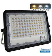 100W NEW AVANT LED Floodlight Black 3 CCT - Flood & Spot Lights - Floodlights