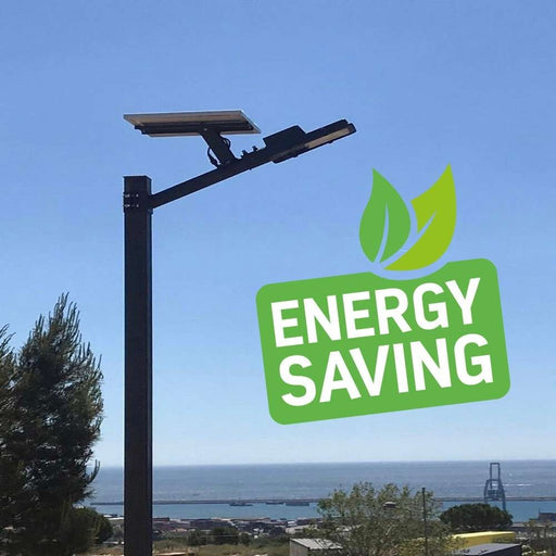 100W Programmable Solar Eco Mode SANAN Street Lights 6000K - Night Lights & Ambient Lighting - Solar Lighting