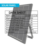100W Solar AVANT LED Floodlight with LUMILEDS Chip 5700K - Solar LED light