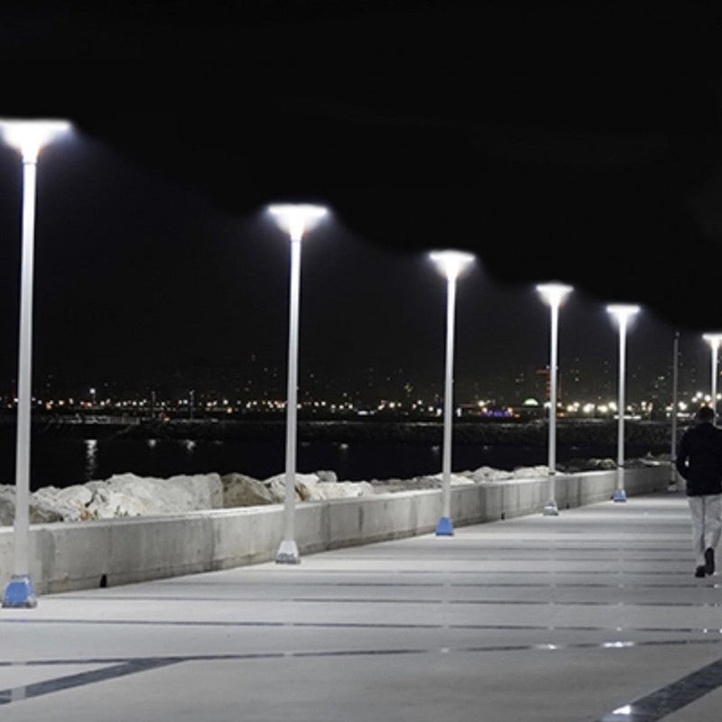 100W Solar SUNWAY Street Lights 3000K - Landscape Pathway Lighting - Street Lights