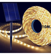 Outdoor Solar LED Strip 10m IP65 2700K - Solar strip lights