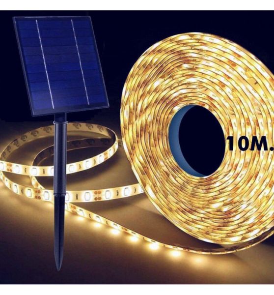 10M Solar LED Strip 2700K - IP65