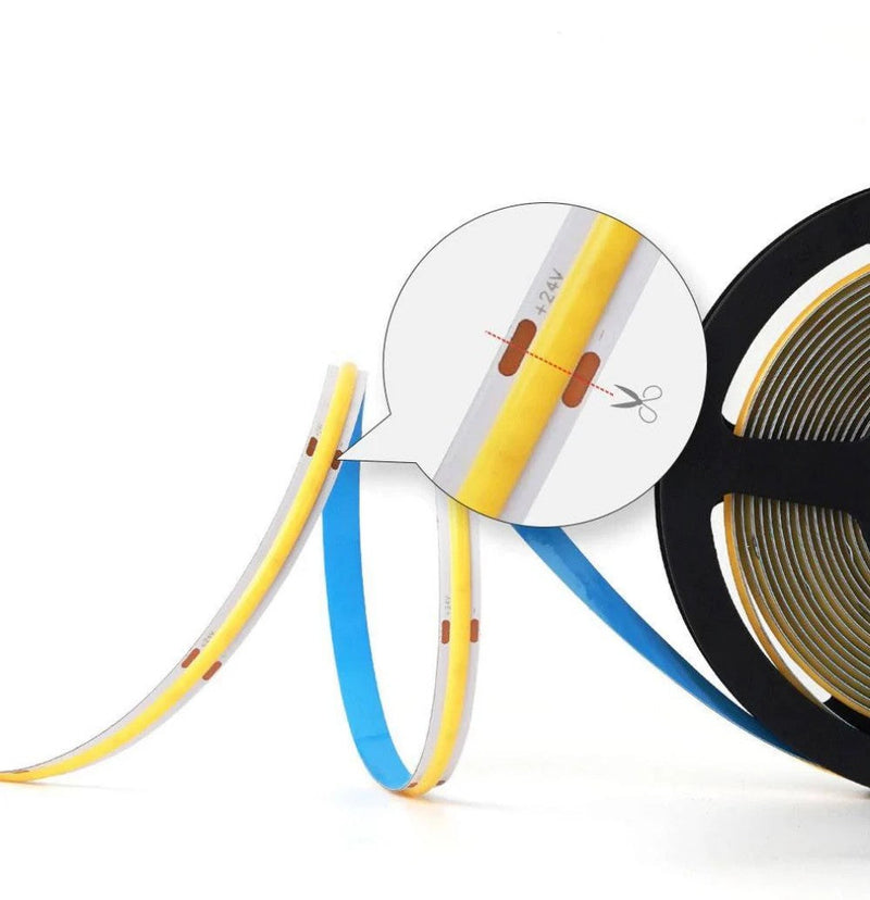10m 24V 12W/M COB LED Strip Light IP20