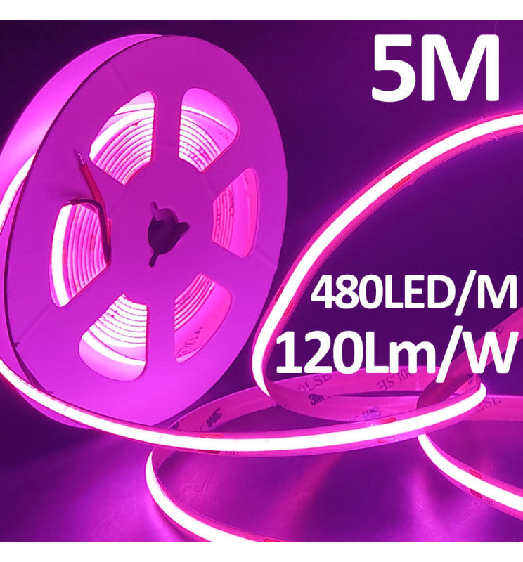 10W 24V LED COB Strip 5m IP20 - Special for Butchers - Light Ropes & Strings - Strip Lights