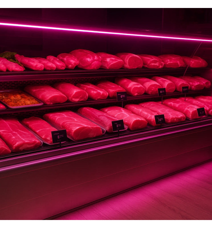 10W 24V LED COB Strip 5m IP20 - Special for Butchers - Light Ropes & Strings - Strip Lights