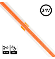 10W 24V LED COB Strip 5m IP20 - Special for Butchers - Light Ropes & Strings - Strip Lights