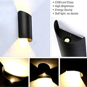 10W HORTEN LED Wall Light in Black 3000K - Wall Light Fixtures - Decorative Lighting