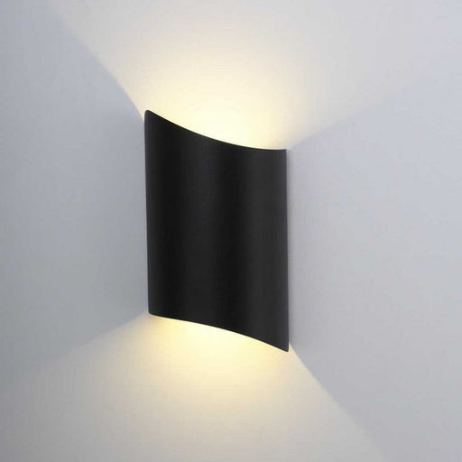 10W HORTEN LED Wall Light in Black 3000K - Wall Light Fixtures - Decorative Lighting