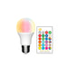 10W LED Bulb E27 with Remote Control RGB+W - RGB bulb