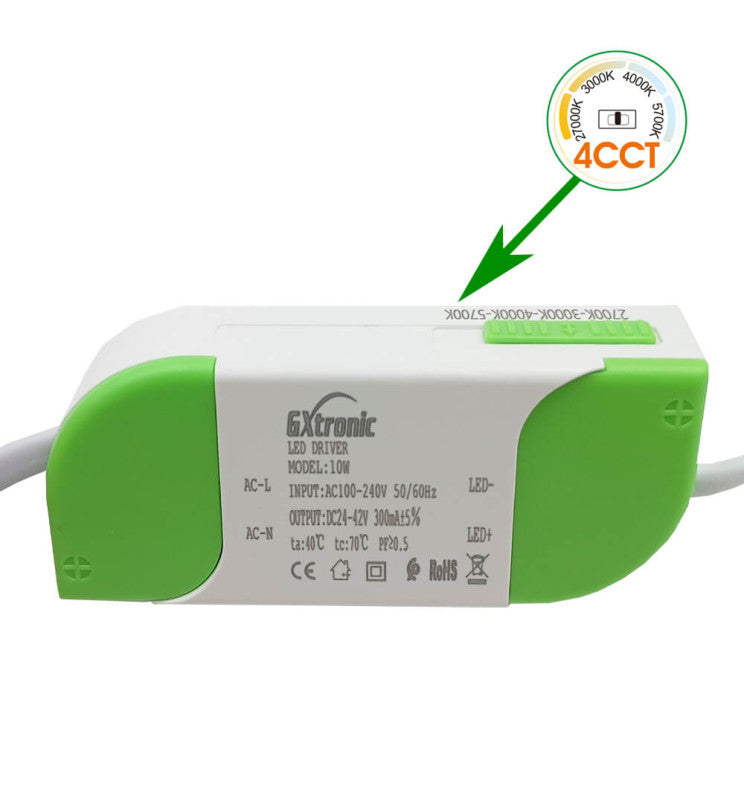 10W Round Slim LED Downlight with OSRAM Chip 4CCT