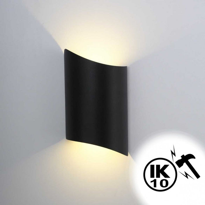 10W LED Wall Light HORTEN Black 3000K - LED Wall lighting