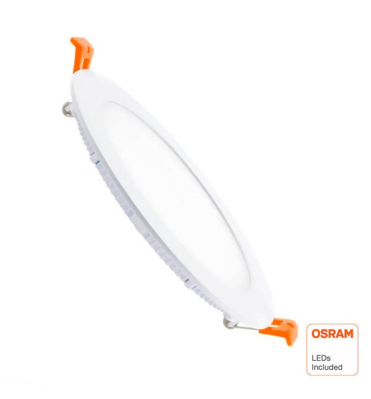 10W Round Slim LED Downlight with OSRAM Chip 3CCT Cut-out 108mm - Ceiling Light Fixtures - Panels