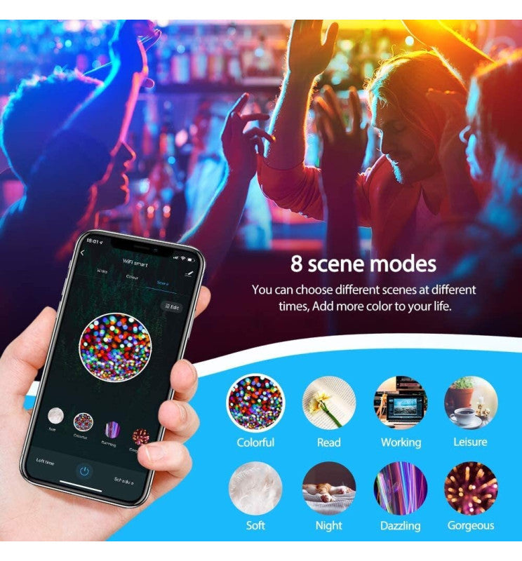 10W Smart WiFi E27 Bulb - E27 Smart - Ledex Lighting UK