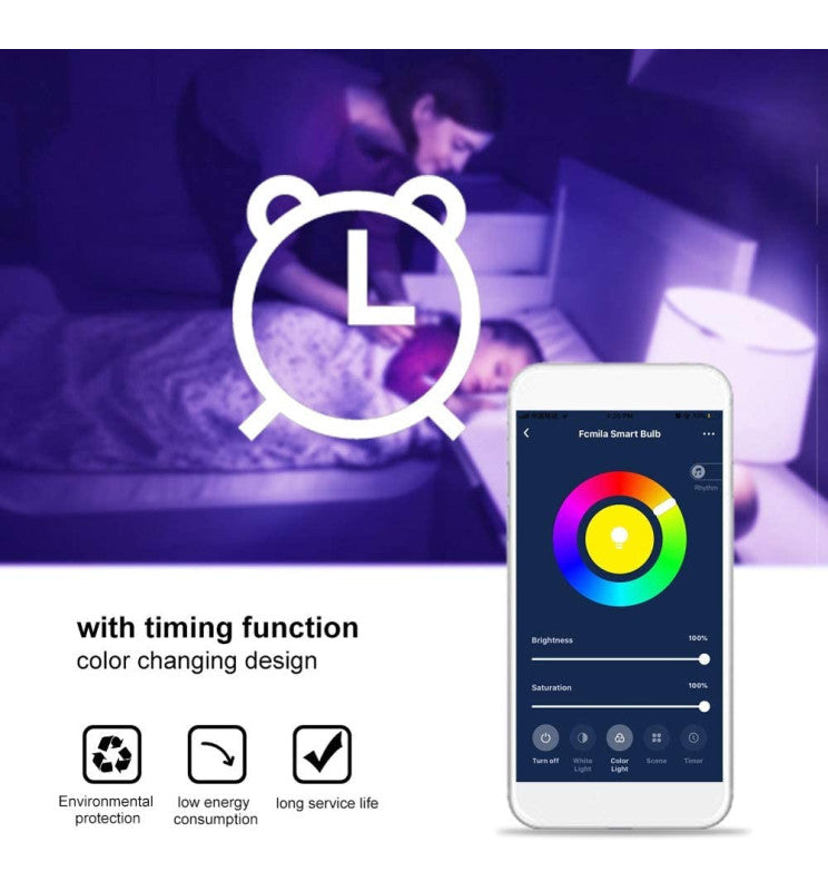 10W Smart WiFi E27 Bulb - E27 Smart - Ledex Lighting UK