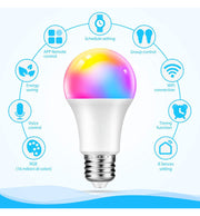 10W A60 E27 Smart LED Bulb RGB CCT - LED Light Bulbs - Lamps