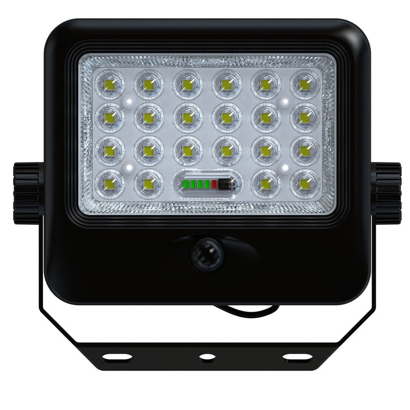 1200Lm Solar LED EcoLite Floodlight 3CCT PIR Sensor + Remote Control IP65