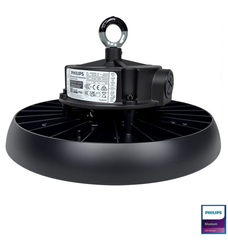 120W-100W-80W Industrial LED UFO High Bay GERMANY Philips Xitanium Driver 3CCT 1-10V Dimmable - Ceiling Light Fixtures