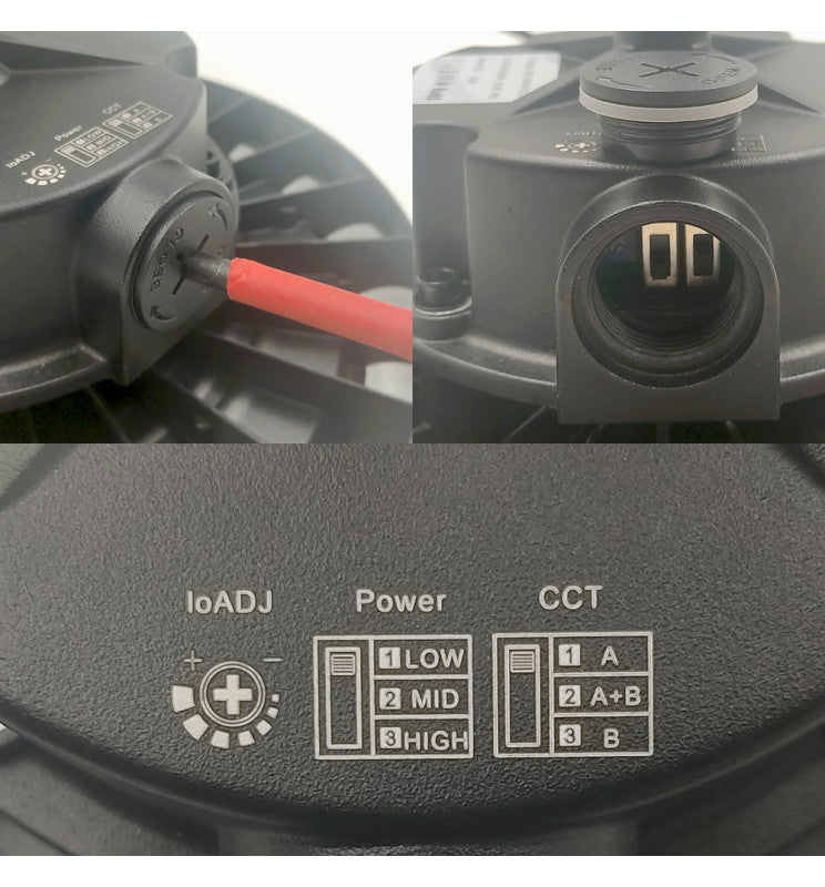 80W 100W 150W Dimmable FRANCE LED UFO High Bay with SAMSUNG Chip 3 CCT