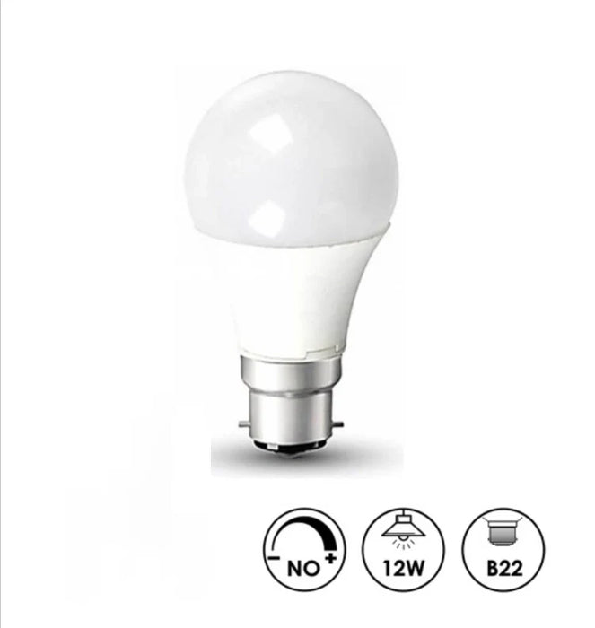 12W B22 LED Bulb 6000K - B22 Classic