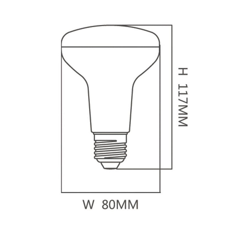 12W E27 LED Bulb with OSRAM Chip 3000K - LED Light Bulbs - Lamps