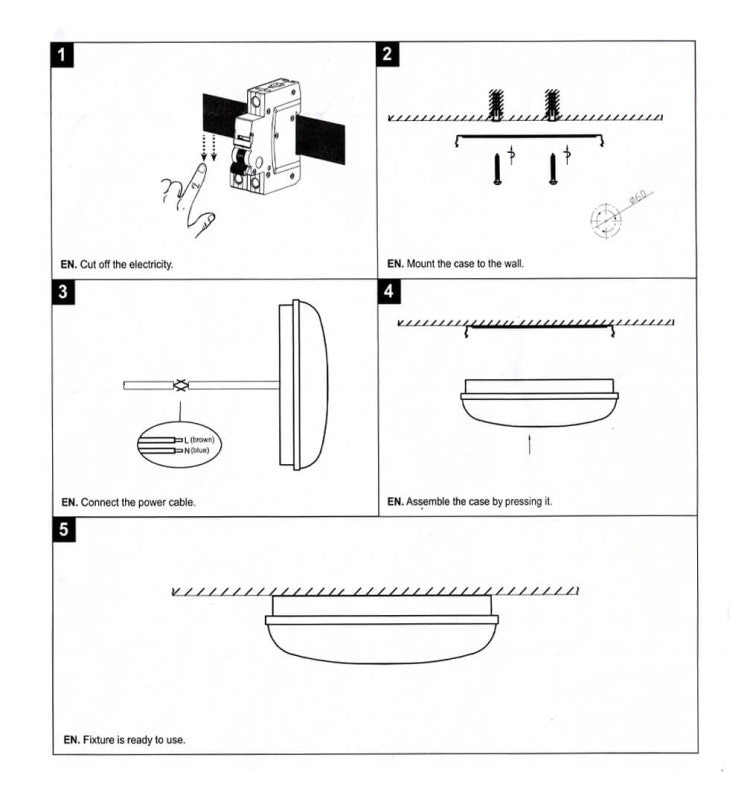 12W Round PURELIGHT LED Wall Light IP65 - LED Wall light