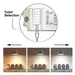 12W Round LED Downlight with OSRAM Chip UGR17 and 3 CCT - LED Downlight - Ledex Lighting UK