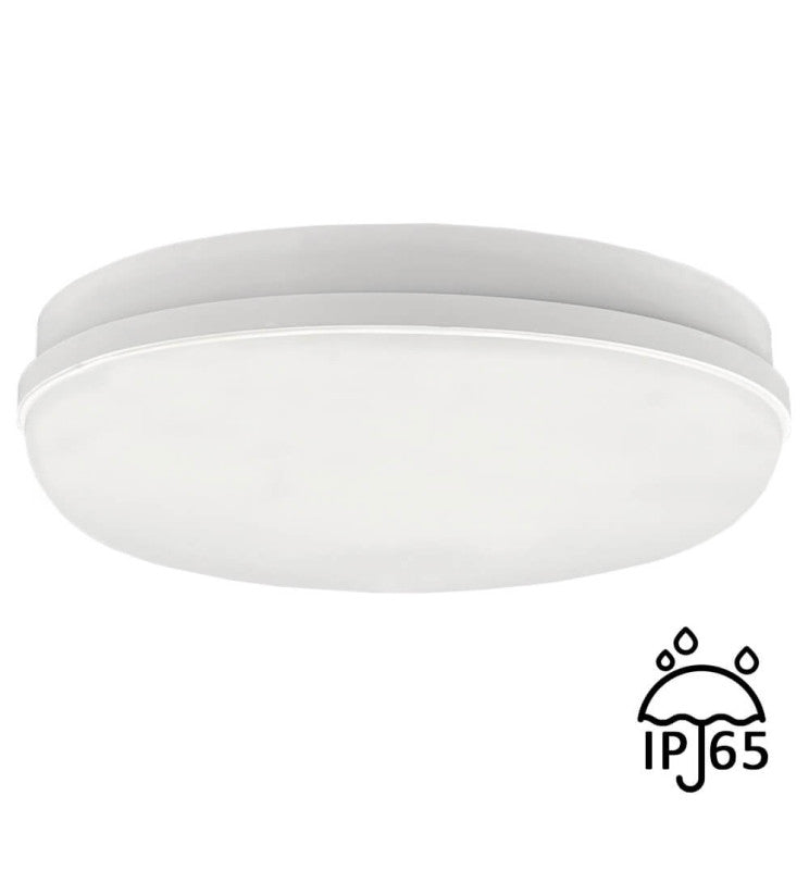 12W Round PURELIGHT LED Wall Light IP65 - Wall Light Fixtures - Bulkheads