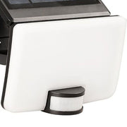 12W Solar LED Floodlight Black with PIR Sensor 4000K - LED Floodlight