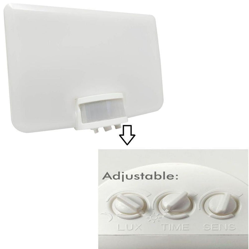 12W Solar LED Floodlight White with PIR Sensor 4000K - Solar LED light