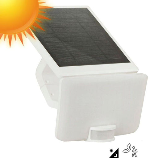 12W Solar LED Floodlight White with PIR Sensor 4000K - Flood & Spot Lights - Solar Lighting