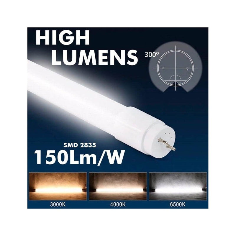 13W T8 LED Tube Glass 90cm 6000K - LED Tube