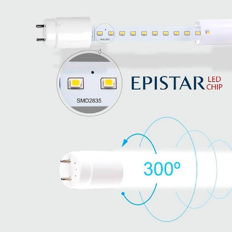 13W T8 LED Tube Glass 90cm 6000K - LED Tube