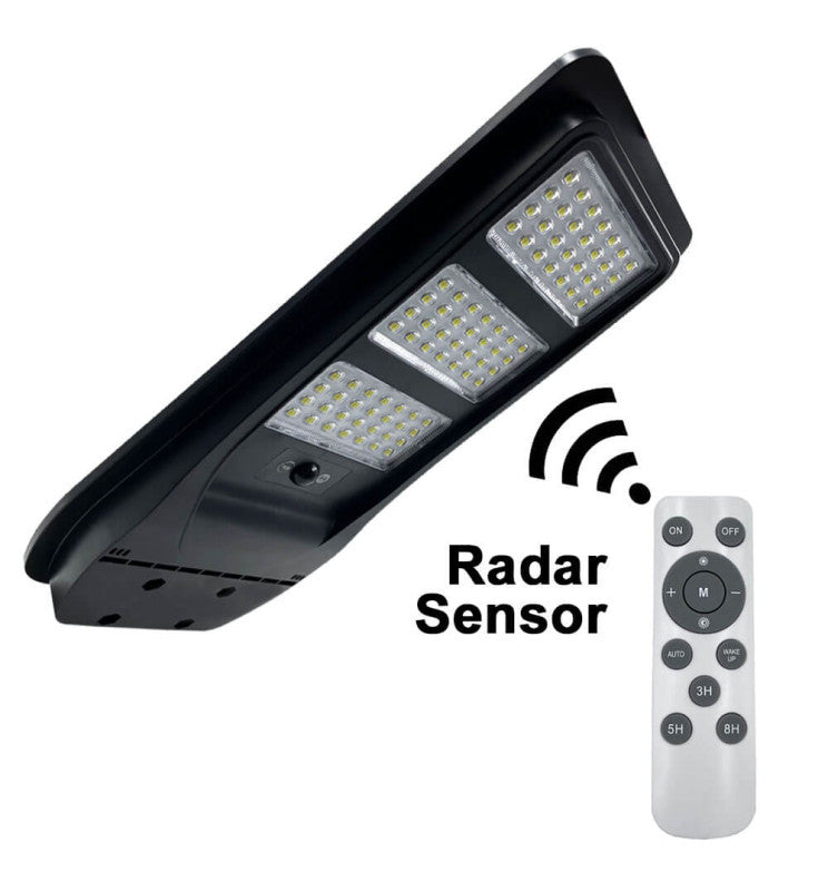 150W Solar Street Lights with PIR Sensor 5700K - Landscape Pathway Lighting - Solar Lighting